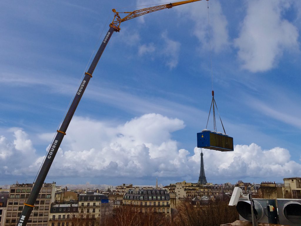 Installation tour adiabatique pour climatisation à Paris
